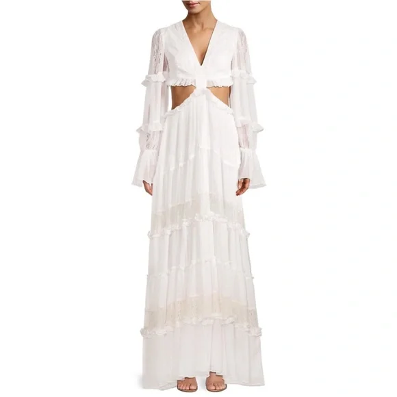 chinese dress ladies LAILA LACE MINI DRESS – PatBO main image 1